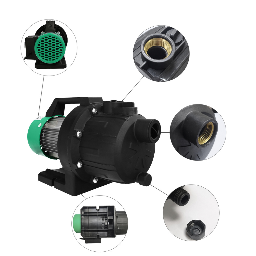 Bomba Aguas Limpias Superficie 800 W. 3.200 lts/hora, Profundidad 8 Mts, Elevación 40 mts. Presion Max: 4,0 Bares - Imagen 4