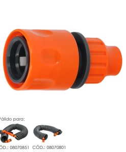 Conector Manguera Tubo Autoenroscable 10x12 mm.