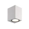 Lampara Aplique Cuadrado GU10 IP65 Color Blanco Aplique Techo, Luz Jardín, Lámpara Jardín, Luz Exterior, Aplique Jardín