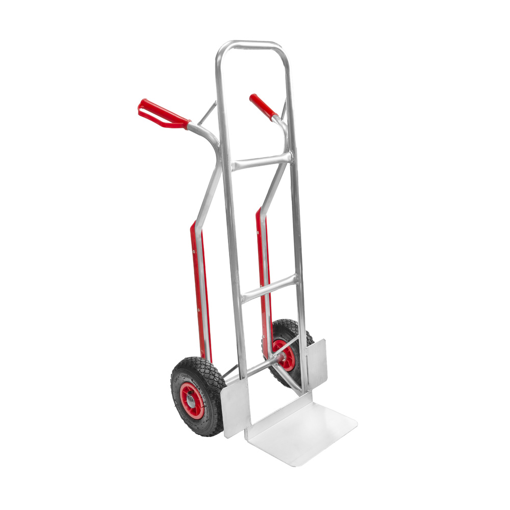 Carretilla Almacen / Sacos Aluminio Rueda Neumática