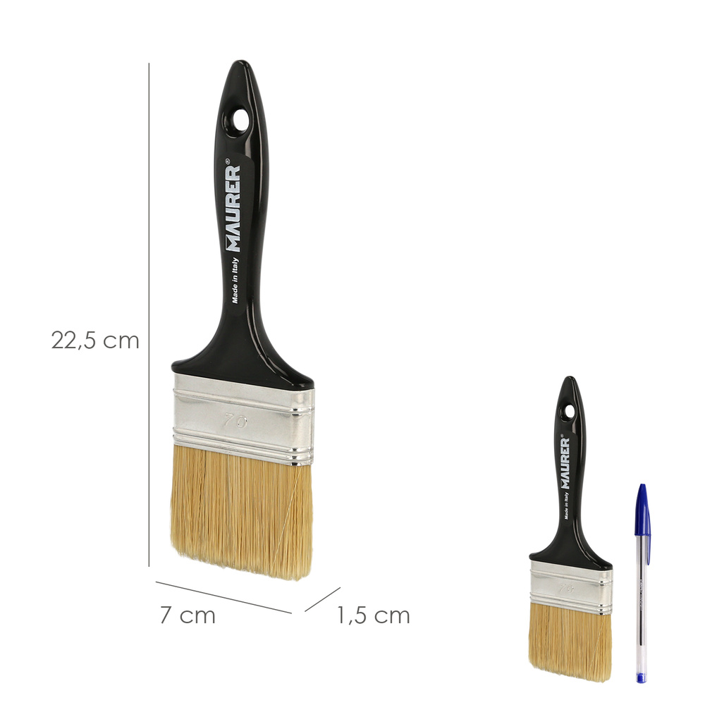 Paletina Profesional Maurer Cerda Blanca 70 mm - Imagen 2