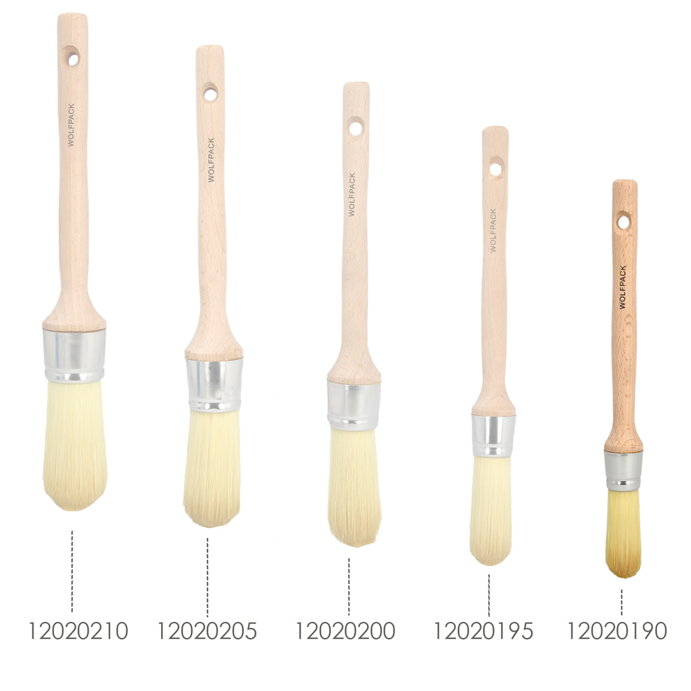 Brocha Pintor Wolfpack Virola Hierro Nº 6 - Imagen 3