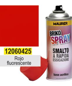 Spray Pintura Rojo Fluorescente 400 ml.