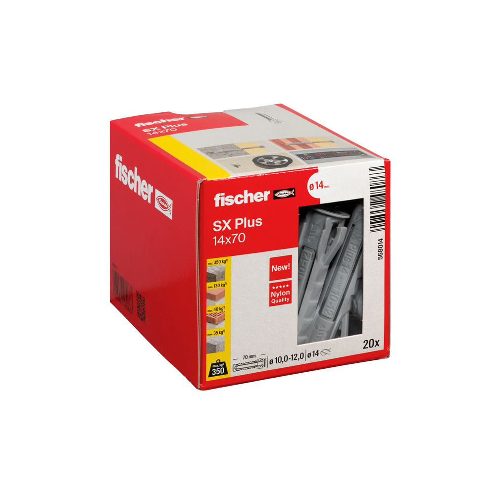 Taco Fischer Sx Plus Ø 14 x 70 mm. (Caja De 20 Piezas) - Imagen 5