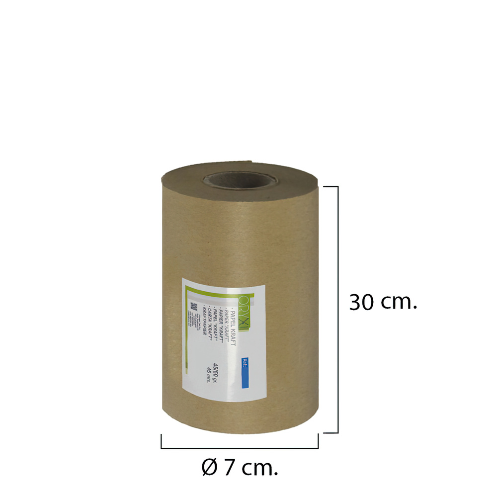 Papel Kraft 45 / 50 Gramos Rollo 30 cm. x 45 Metros - Imagen 2