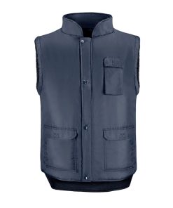 Chaleco Multibolsillos Azul  Xl, Chaleco Poliester Con 3 Bolsillos Esteriores y Uno Interior, Chaleco Trabajo, Chaleco Laboral