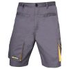 Pantalones Cortos DeTrabajo, Multibolsillos, Resistentes, Gris/Amarillo Talla 42/44 M
