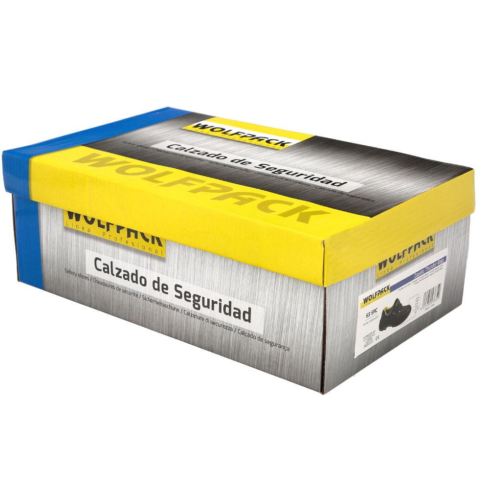 Zapatos Seguridad S3 Piel Negra Wolfpack Nº 42 Vestuario Laboral,calzado Seguridad, Botas Trabajo. (Par) - Imagen 9