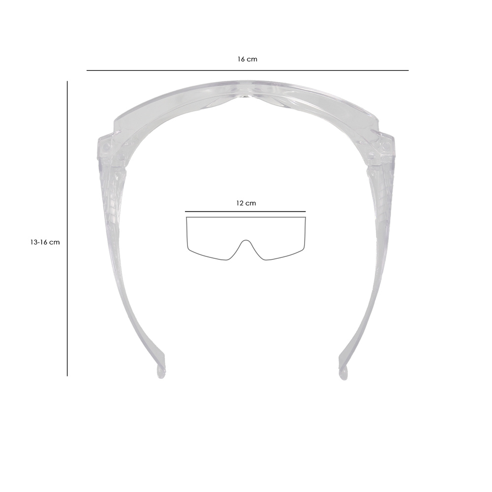 Gafas Proteccion En166 Patillas Fijas Transparentes - Imagen 3