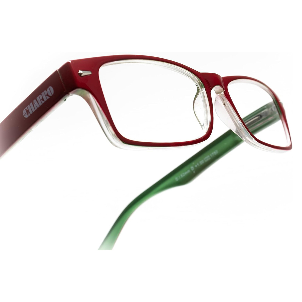 Gafas Lectura Kansas Rojo / Verde. Aumento +1,5 Gafas De Vista, Gafas De Aumento, Gafas Visión Borrosa - Imagen 5