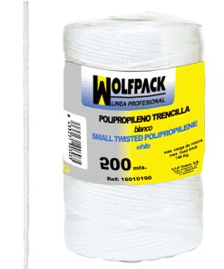 Cuerda Trencilla Polipropileno Blanco (Bobina 200 Metros)