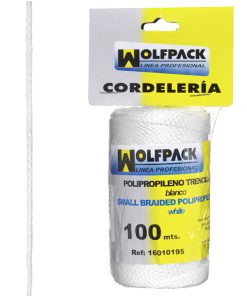 Cuerda Trencilla Polipropileno Blanco (Bobina 100 Metros)