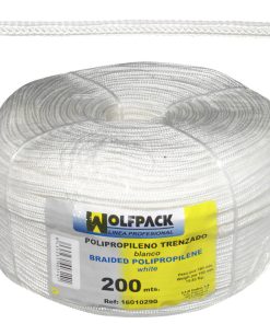 Cuerda Trenzada Polipropileno Blanca       (Bobina 200 m.)