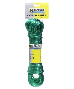Cuerda Plastificada Cable Acero Ø 3,5 mm. (Madeja 20 m.)