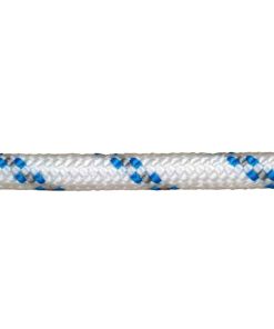 Cuerda Poliester Trenzada Blanco / Azul 14 mm. Bobina 100 m.