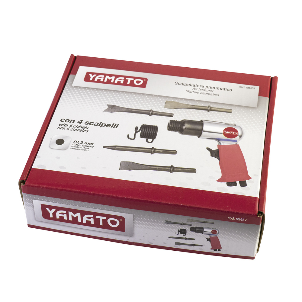 Martillo Neumatico Yamato Cilindrico Con 4 Cinceles - Imagen 2