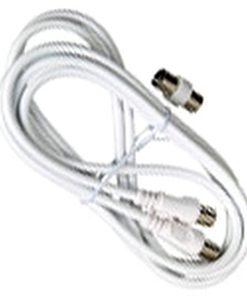 Conector TV Video Macho / Macho  2 metros Con Adaptador Macho / Hembra