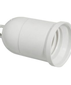 Portalamparas 4 A. E-27 Obra Blanco