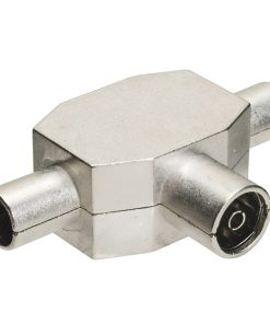 Distribuidor TV Blindado Metal 1 Hembra + 2 Machos