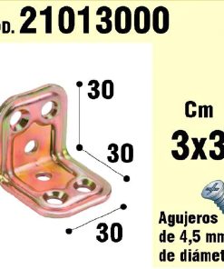 Soporte Para Madera Ángulo   30 x 30 x 30 mm.