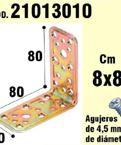 Soporte Para Madera Ángulo   40x80x80 mm.
