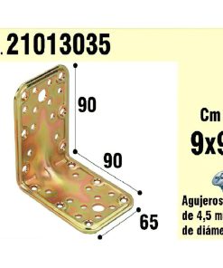 Soporte Para Madera Ángulo  65x90x90 mm.