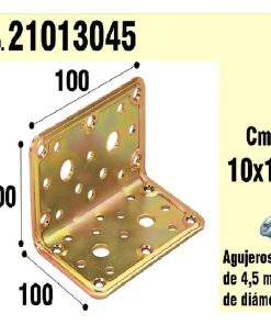 Soporte Para Madera Ángulo 100 x 100 x 100 mm.