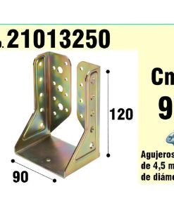 Soporte Para Madera Alas Interiores Bicromatado  90 mm.