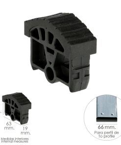 Contera Para Escalera Pronor 2 Tramos Con 10+10 Peldaños ( Perfil 66 mm.)