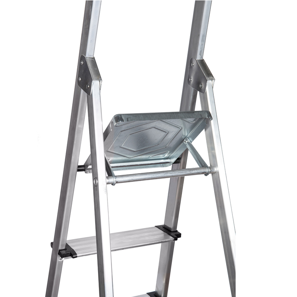 Escalera Doméstica Aluminio Profesional 6 Peldaños 12 cm Grosor. - Imagen 3