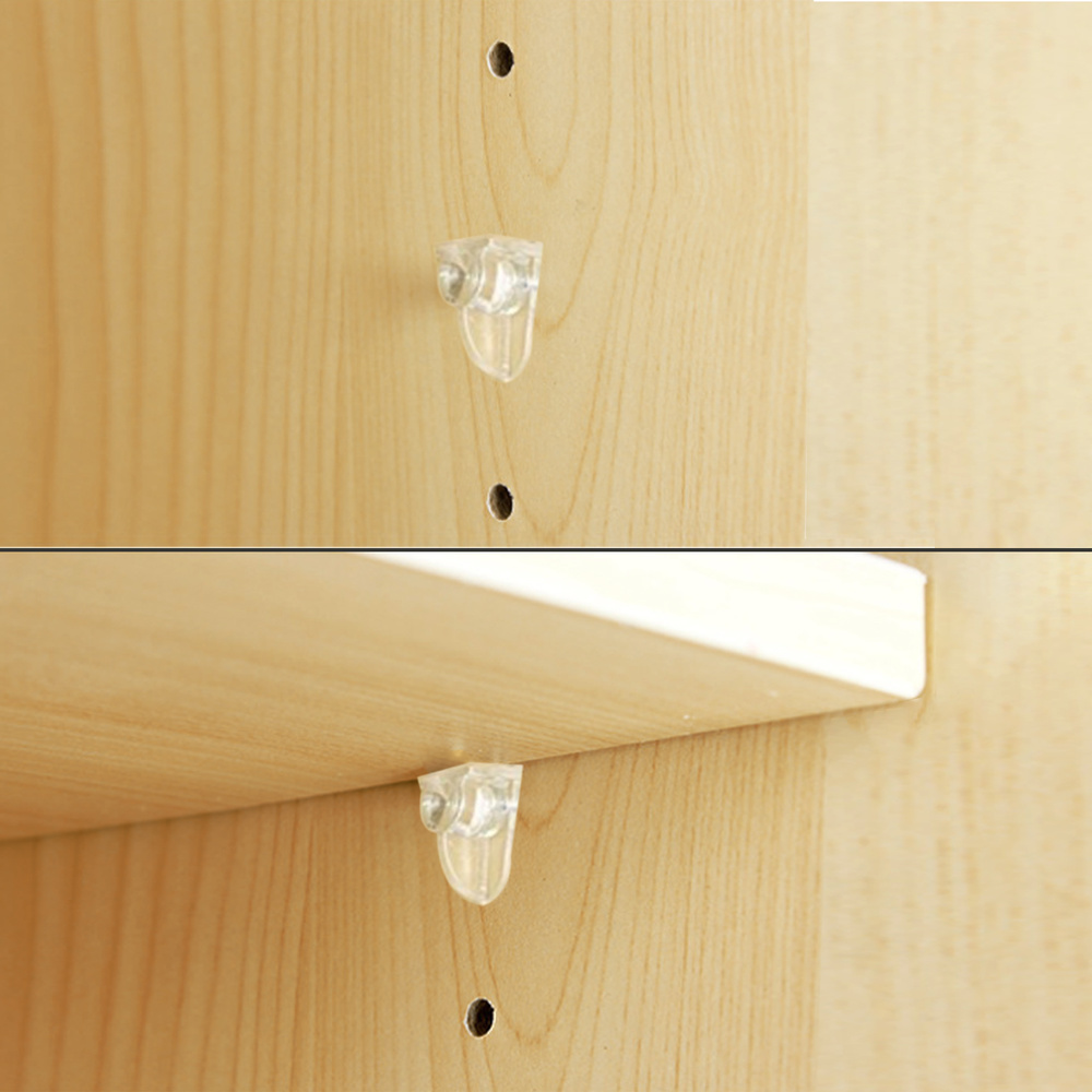 Soporte de Plastico Con Anclaje Metalico 5 Ø mm. Para Estanterias / Estantes (Caja 100 Unidades) - Imagen 3